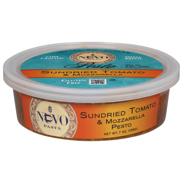 Save on Nuovo Sundried Tomato & Mozzarella Pesto Sauce Gluten Free
