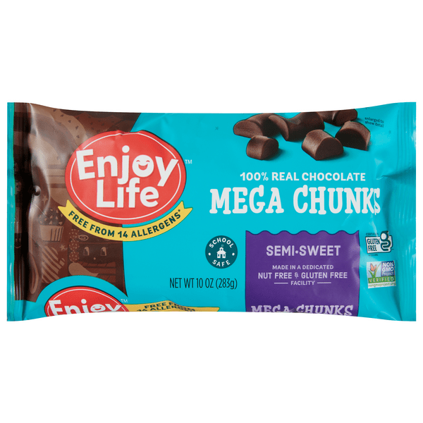 Save on Enjoy Life Mega Baking Chunks Chocolate SemiSweet Gluten & Nut