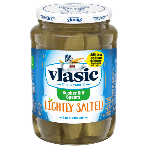 Save on Vlasic Kosher Dill Pickles Lightly Salted Spears Order Online Delivery MARTIN'S