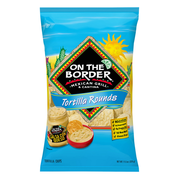Save on On The Border Tortilla Chips Premium Rounds Order Online