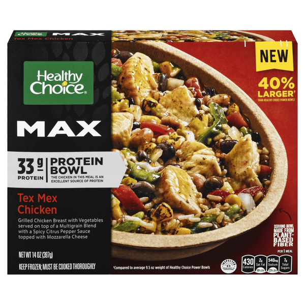 Save on Healthy Choice Max Protein Bowl Tex Mex Chicken Order Online