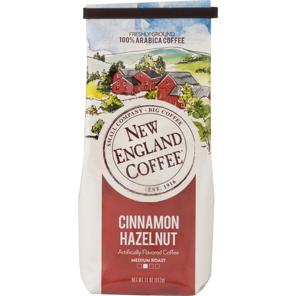 Save on New England Coffee Cinnamon Hazelnut Medium Roast (Ground
