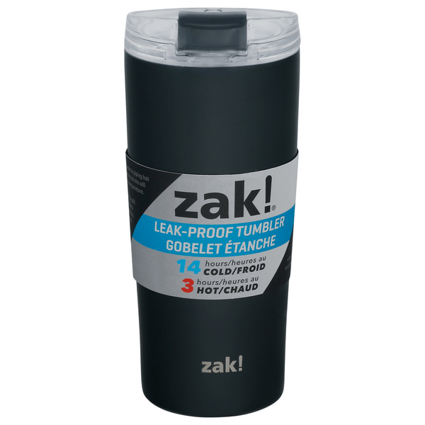 Save on Zak! LeakProof Tumbler 20 oz Charcoal Order Online Delivery Giant