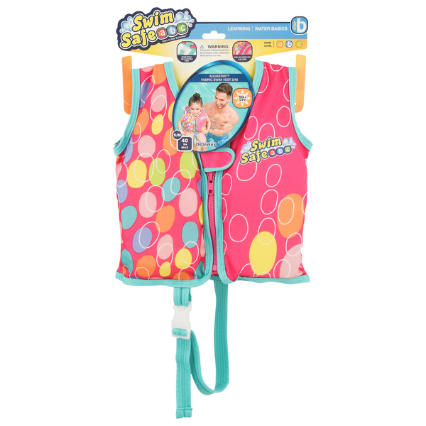 Save on Swim Safe ABC Aquastar Fabric Swim Vest Girls S/M Order Online