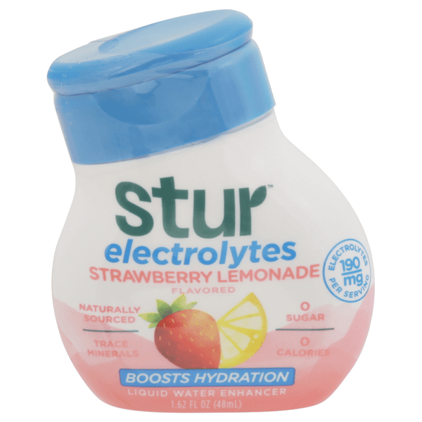 Save on Stur Electrolytes Strawberry Lemonade Liquid Water Enhancer