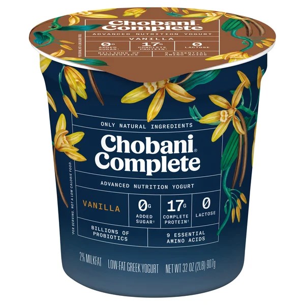 Save on Chobani Complete Advanced Nutrition Greek Yogurt Vanilla Order