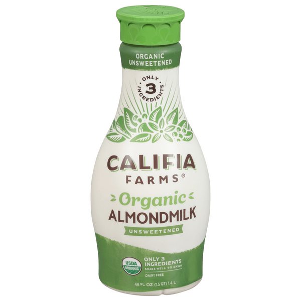 Save on Califia Farms Almond Milk Unsweetened Organic Order Online