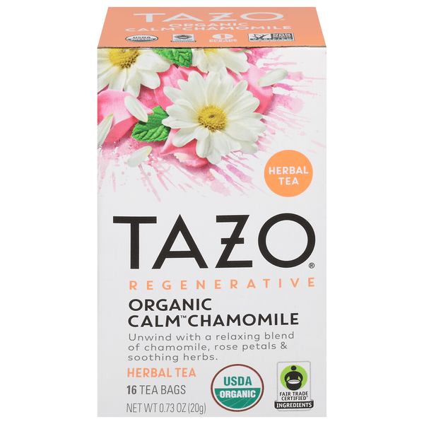 Save on Tazo Organic Calm Chamomile Herbal Tea Bags Order Online