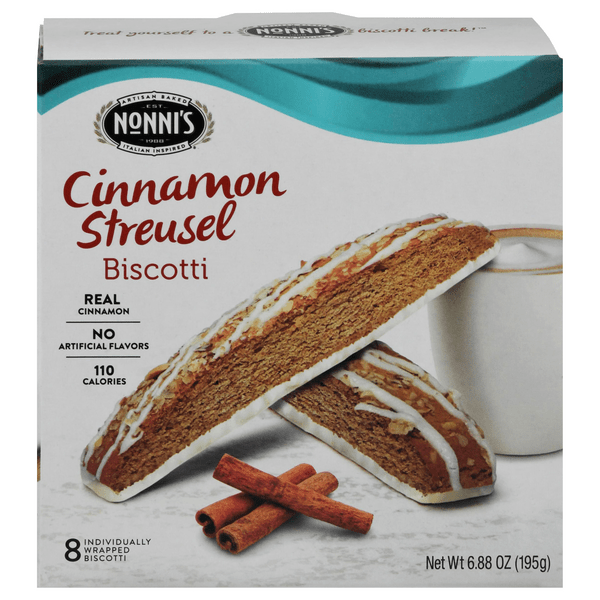 Save on Nonni's Biscotti Cinnamon Streusel 8 ct Order Online Delivery