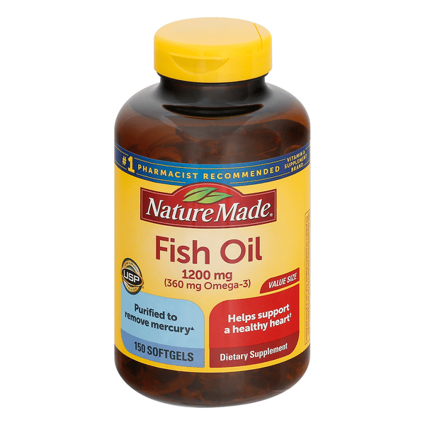 Save on Nature Made Fish Oil 1200 mg (Omega3 360 mg) Dietary