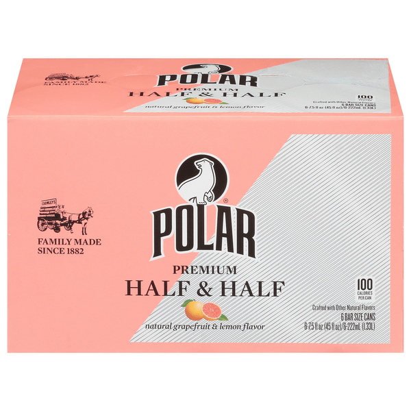 Save on Polar Premium Half & Half Sparkling Mixer Grapefruit & Lemon