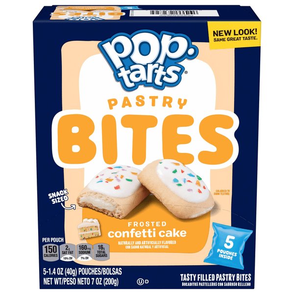 Save on PopTarts Frosted Confetti Cake Pastry Bites 5 ct Order