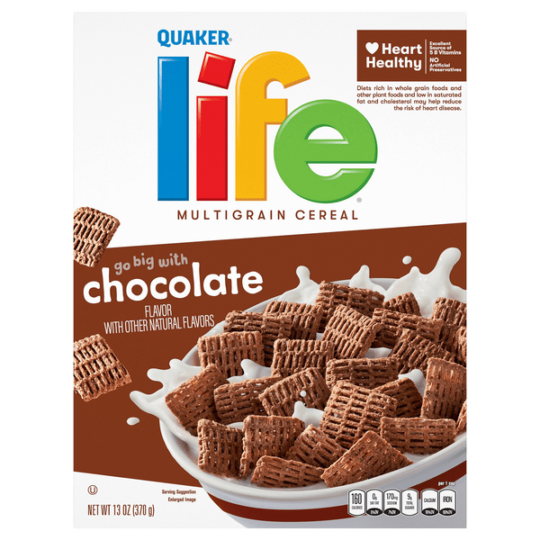 Save on Quaker Life Cereal Chocolate Order Online Delivery GIANT