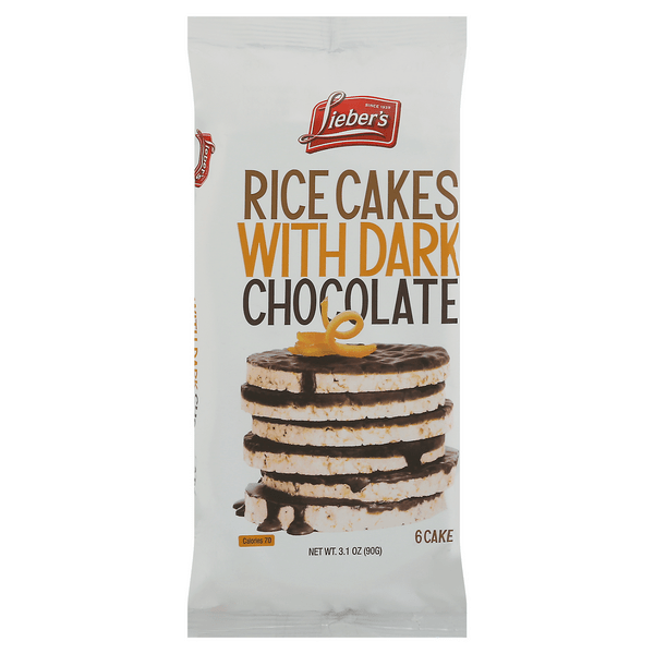 Save on Lieber's Rice Cakes with Dark Chocolate Order Online Delivery