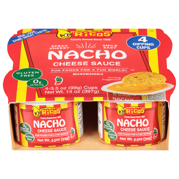 Save on Ricos Nacho Cheese Sauce Cups 4 ct Order Online Delivery