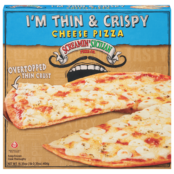 Save on Screamin' Sicilian Pizza Co. Pizza I'm Thin & Crispy Cheese