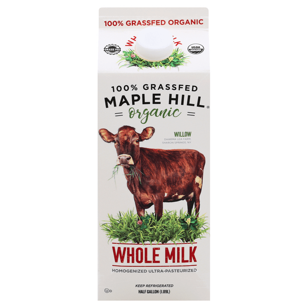 Save on Maple Hill Organic Grassfed Whole Milk Order Online Delivery