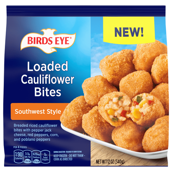 Save on Birds Eye Loaded Cauliflower Bites Southwest Style Frozen Order Online Delivery GIANT