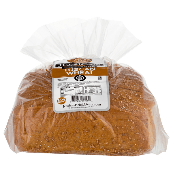 Save on Jessica's Artisan Brick Oven Bakery Bread Tuscan Wheat Order