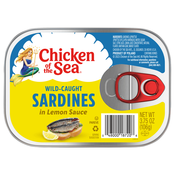 Save on Chicken of the Sea Sardines Lemon & EVOO Order Online Delivery