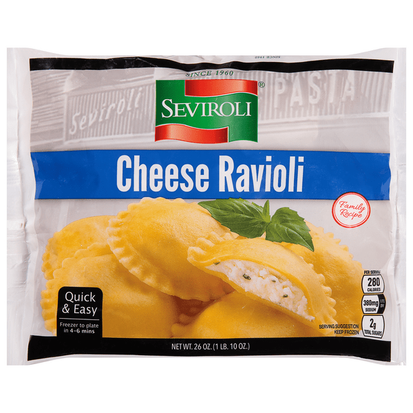 Save on Seviroli Ravioli Pasta Cheese Large Frozen Order Online