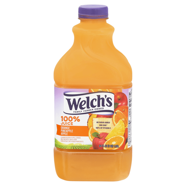 Save on Welch's 100 Orange Pineapple Apple Juice Order Online Delivery