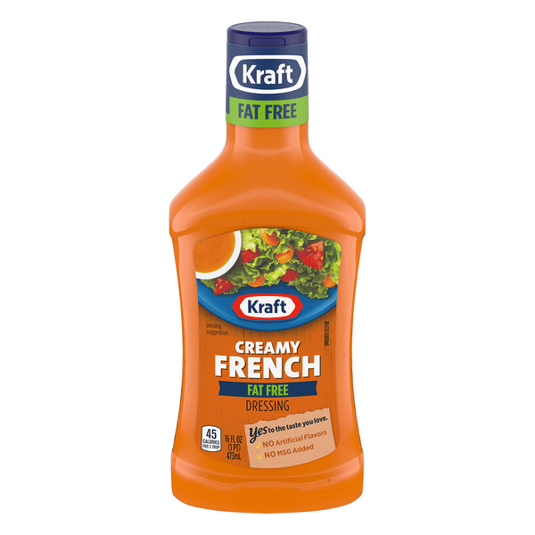 Save on Kraft Creamy French Salad Dressing Fat Free Order Online