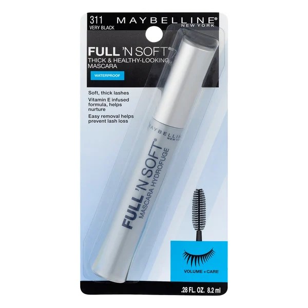 Save on Maybelline Full 'n Soft Mascara Waterproof Very Black 311 Order