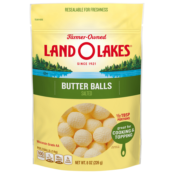 Save on Land O Lakes Butter Balls Salted Order Online Delivery Giant