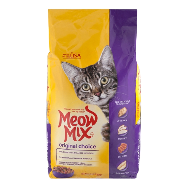 Save on Meow Mix Original Choice Dry Cat Food Chicken Turkey Salmon