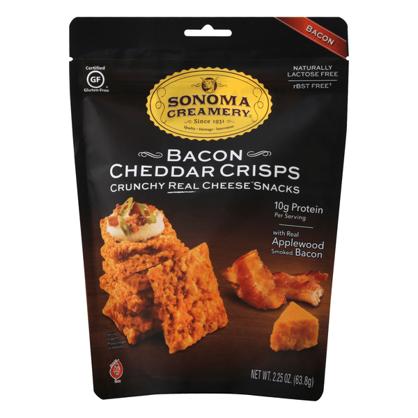 Save on Sonoma Creamery Cheese Crisps Bacon Cheddar Order Online Delivery Food Lion