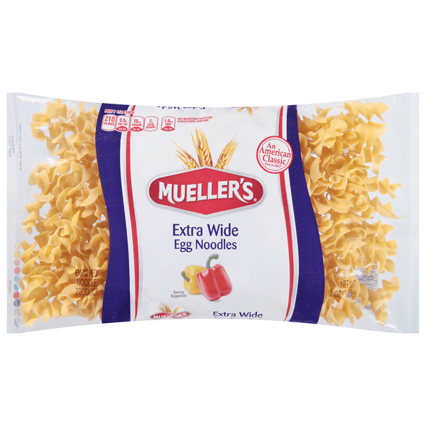 Save on Mueller's Extra Wide Egg Noodles Pasta Order Online Delivery