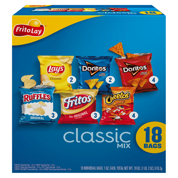 Save on FritoLay Classic Mix Variety Pack 18 ct Order Online