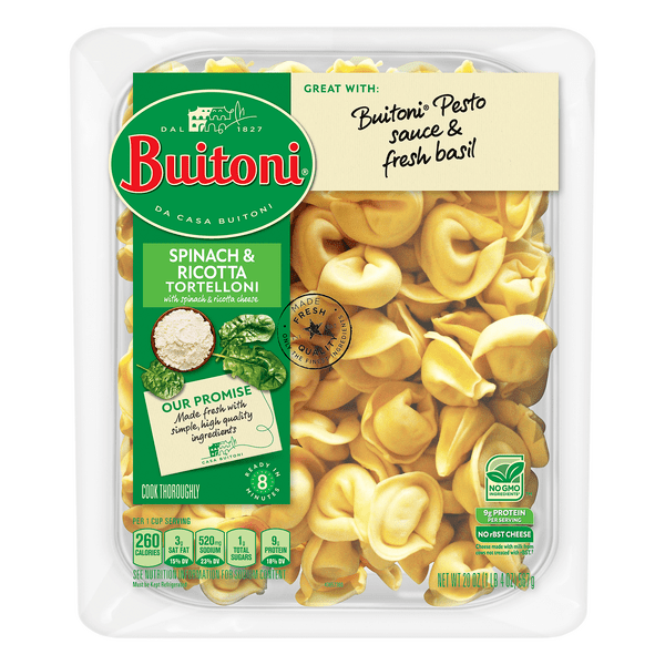 Calories in Buitoni Chicken & Roasted Garlic Tortelloni and