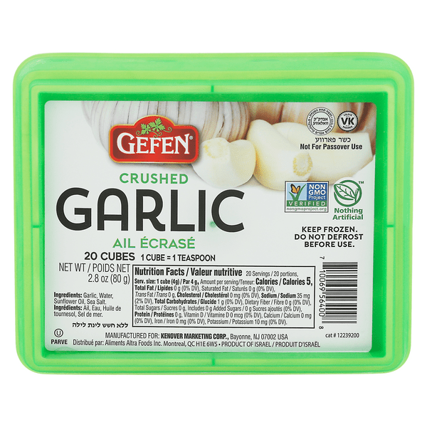 Save on Gefen Garlic Crushed 20 ct Frozen Order Online Delivery