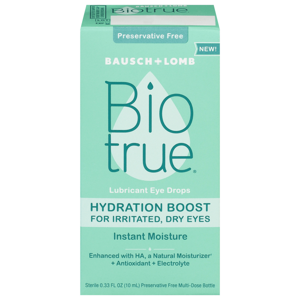 Save on Bausch + Lomb Biotrue Hydration Boost Lubricant Eye Drops Order