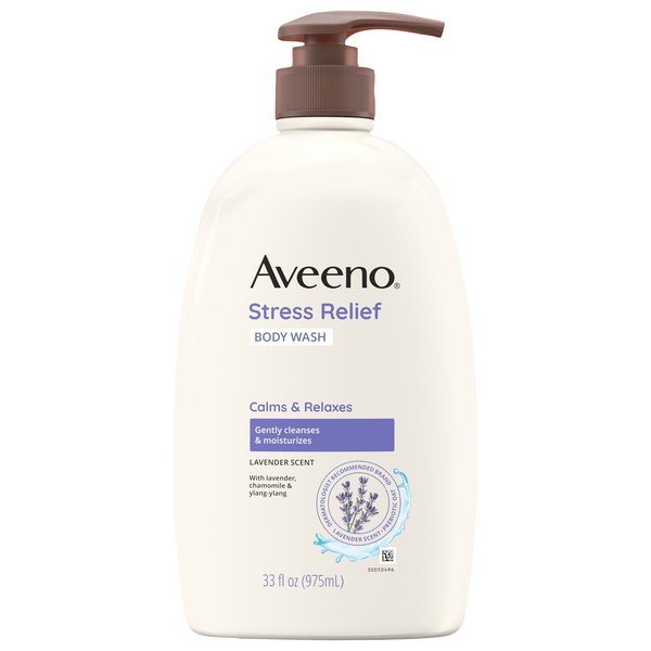 Save on Aveeno Stress Relief Body Wash Lavender Scent Calms & Relaxes