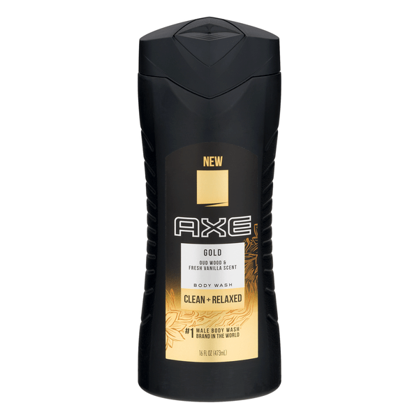 Save on AXE Gold Body Wash Clean + Relaxed Oud Wood & Fresh Vanilla