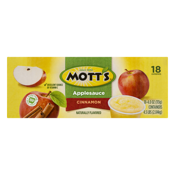 Mott S Cinnamon Applesauce Cup Nutrition Information Bios Pics