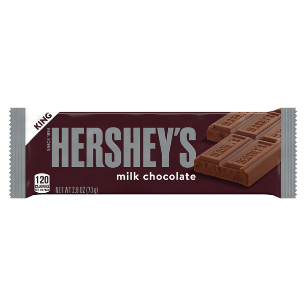 Save on Hershey's Milk Chocolate Candy Bar King Size Gluten Free Order
