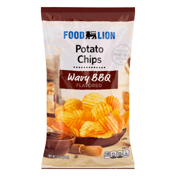Save on Food Lion Potato Chips Wavy BBQ Flavored Order Online Delivery