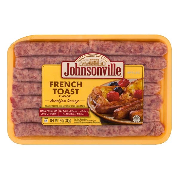 Save on Johnsonville Breakfast Sausage French Toast apx 14 ct Order