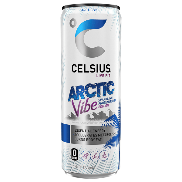 Save on Celsius Live Fit Artic Vibe Sparkling Frozen Berry Energy Drink