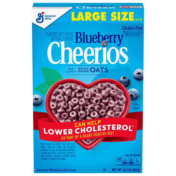 Save on General Mills Cheerios Cereal Blueberry Large Gluten Free Order Online Delivery Stop