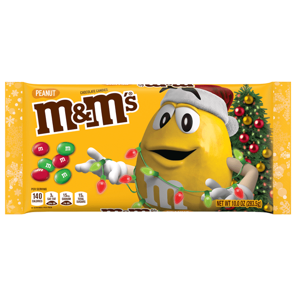 Save on M&M's Red & Green Peanut Milk Chocolate Christmas Candy Order