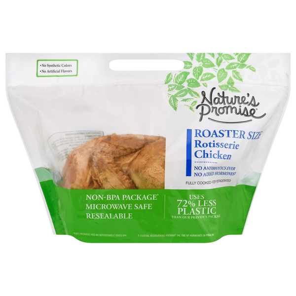 Save on Nature's Promise Roaster Size Rotisserie Chicken (Hot Avail