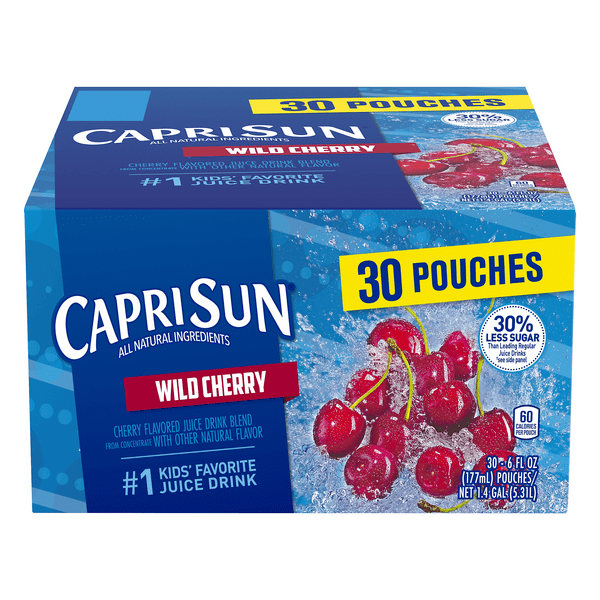 Save on Capri Sun Juice Wild Cherry Value Pack 30 pk Order Online