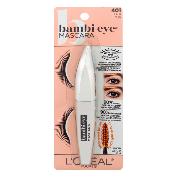 Save on L'Oreal Bambi Eye Mascara Black 401 Order Online Delivery GIANT