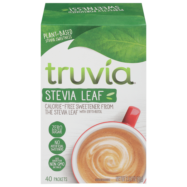 Save on Truvia Stevia Leaf CalorieFree Sweetener Packets 40 ct Order