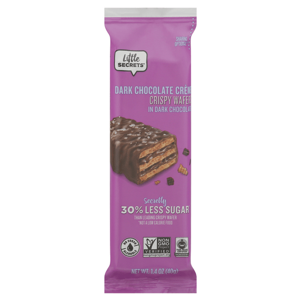 Save on Little Secrets Crispy Wafers Dark Chocolate with Sea Salt Order